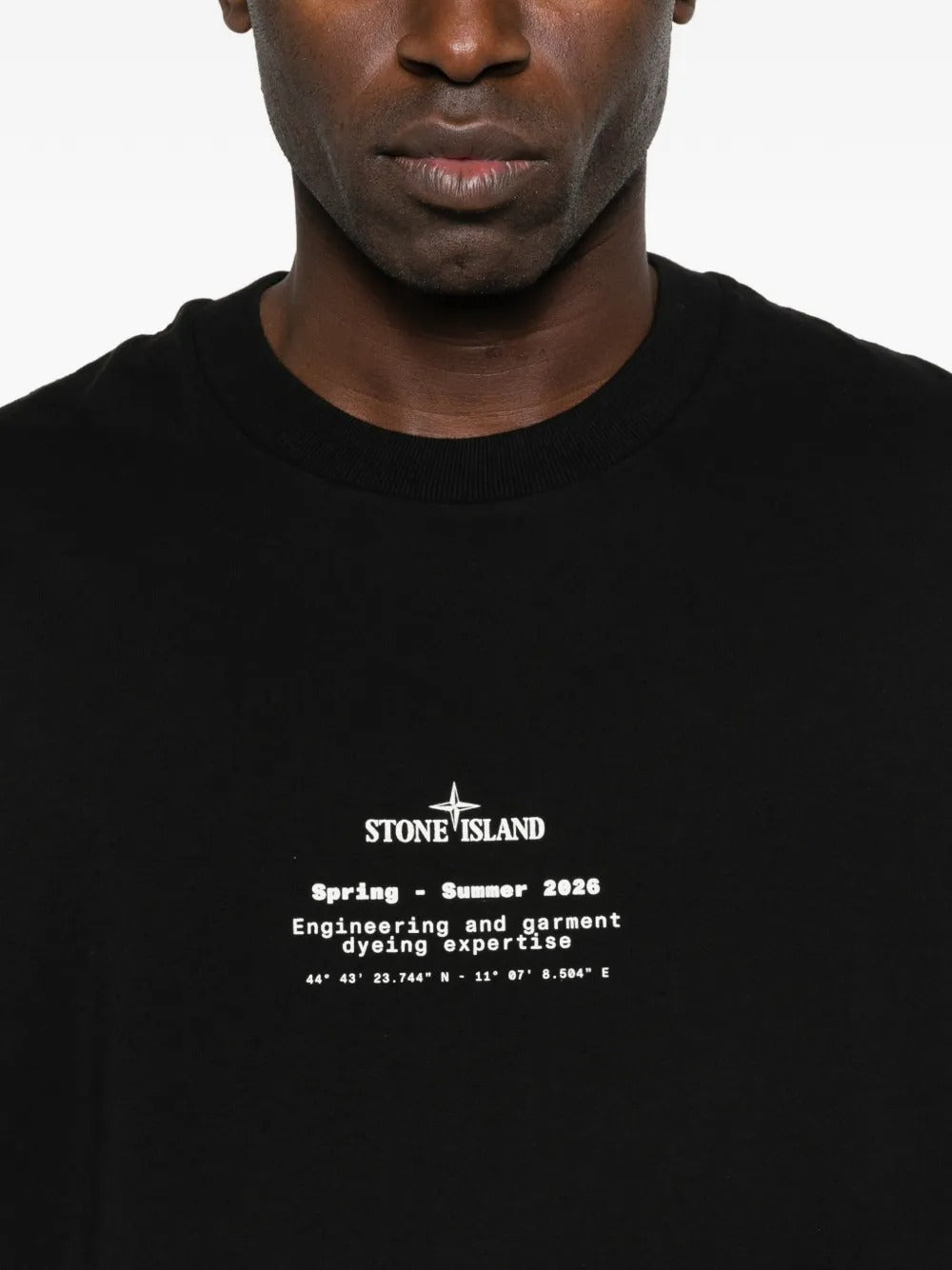 Logo-print T-shirt-STONE ISLAND-Verso