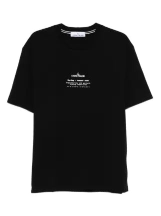 Logo-print t-shirt-STONE ISLAND-Verso