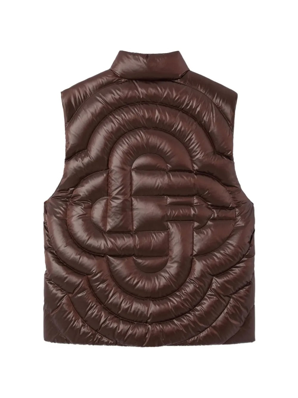 Logo-quilted puffer gilet-CASABLANCA-Verso