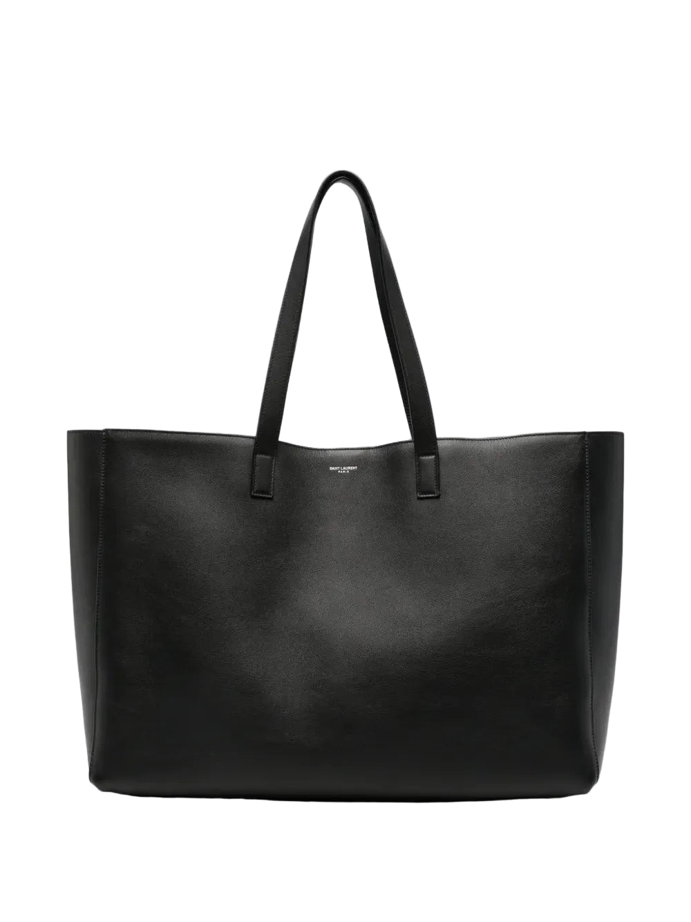Logo-stamp leather tote bag-SAINT LAURENT-Verso