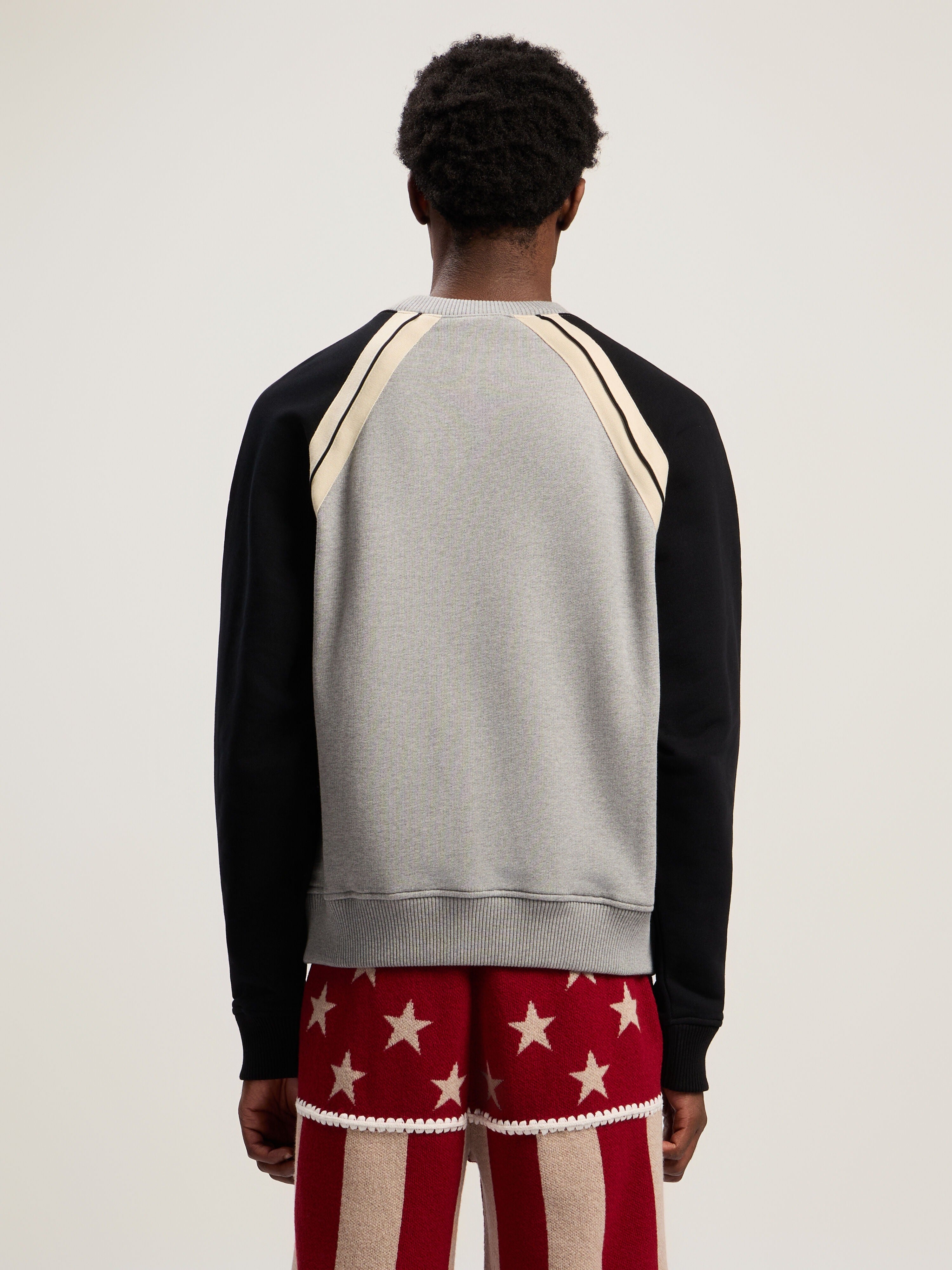 Logo Stripe Sweatshirt-PALM ANGELS-Verso