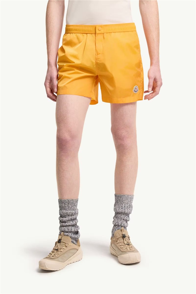 Logo Swim Shorts-MONCLER-Verso