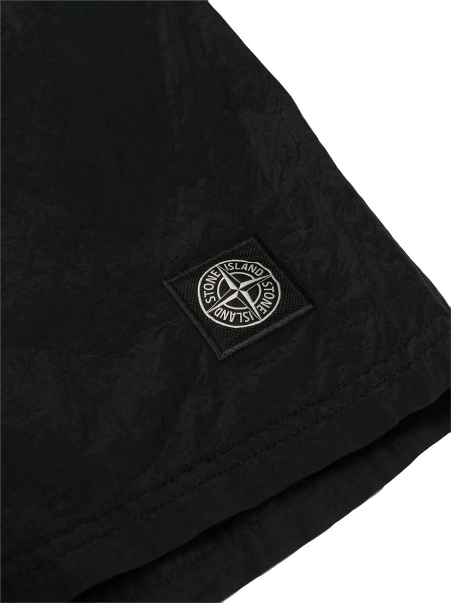 Logo swim shorts-STONE ISLAND-Verso