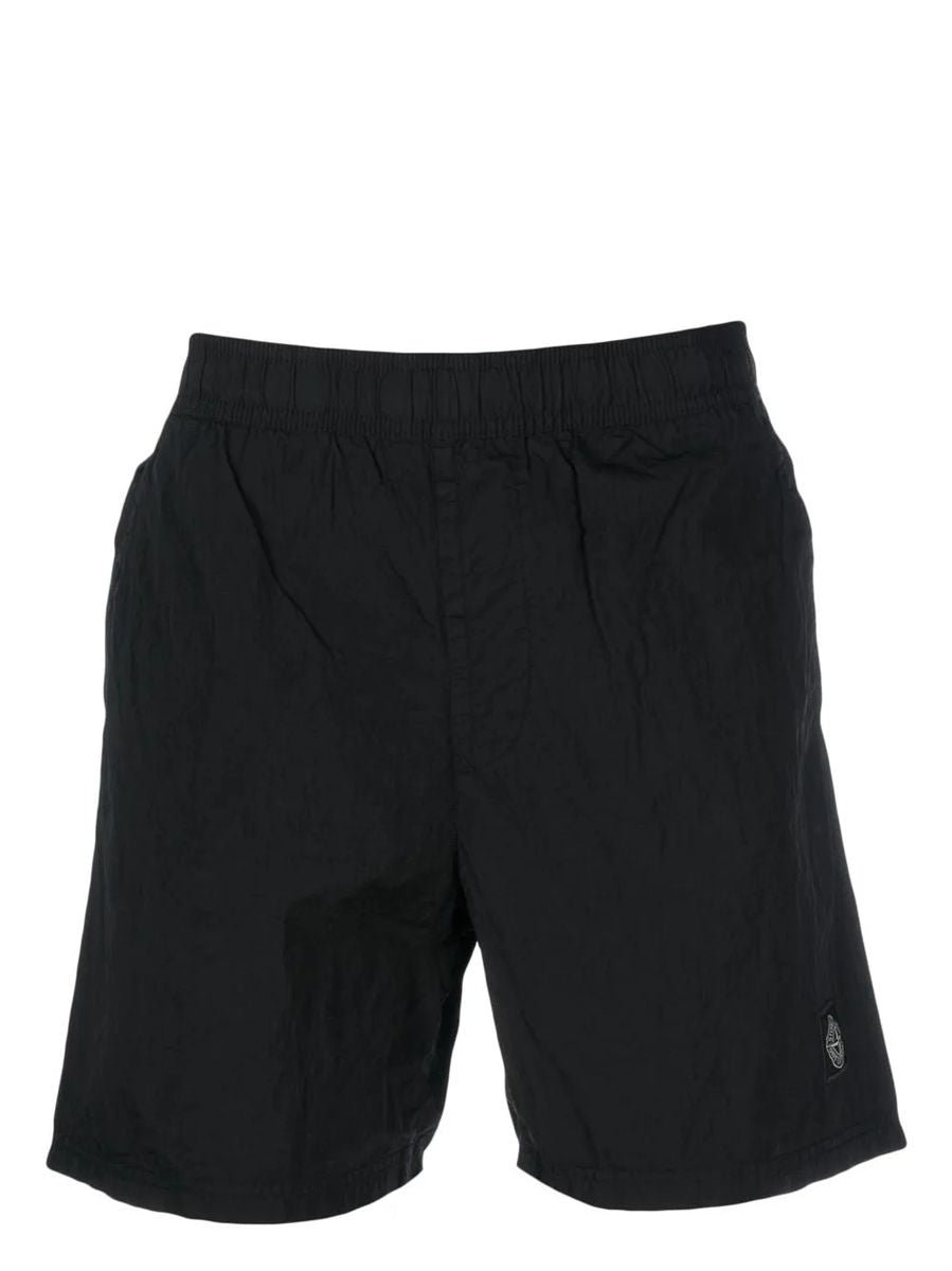 Logo swim shorts-STONE ISLAND-Verso