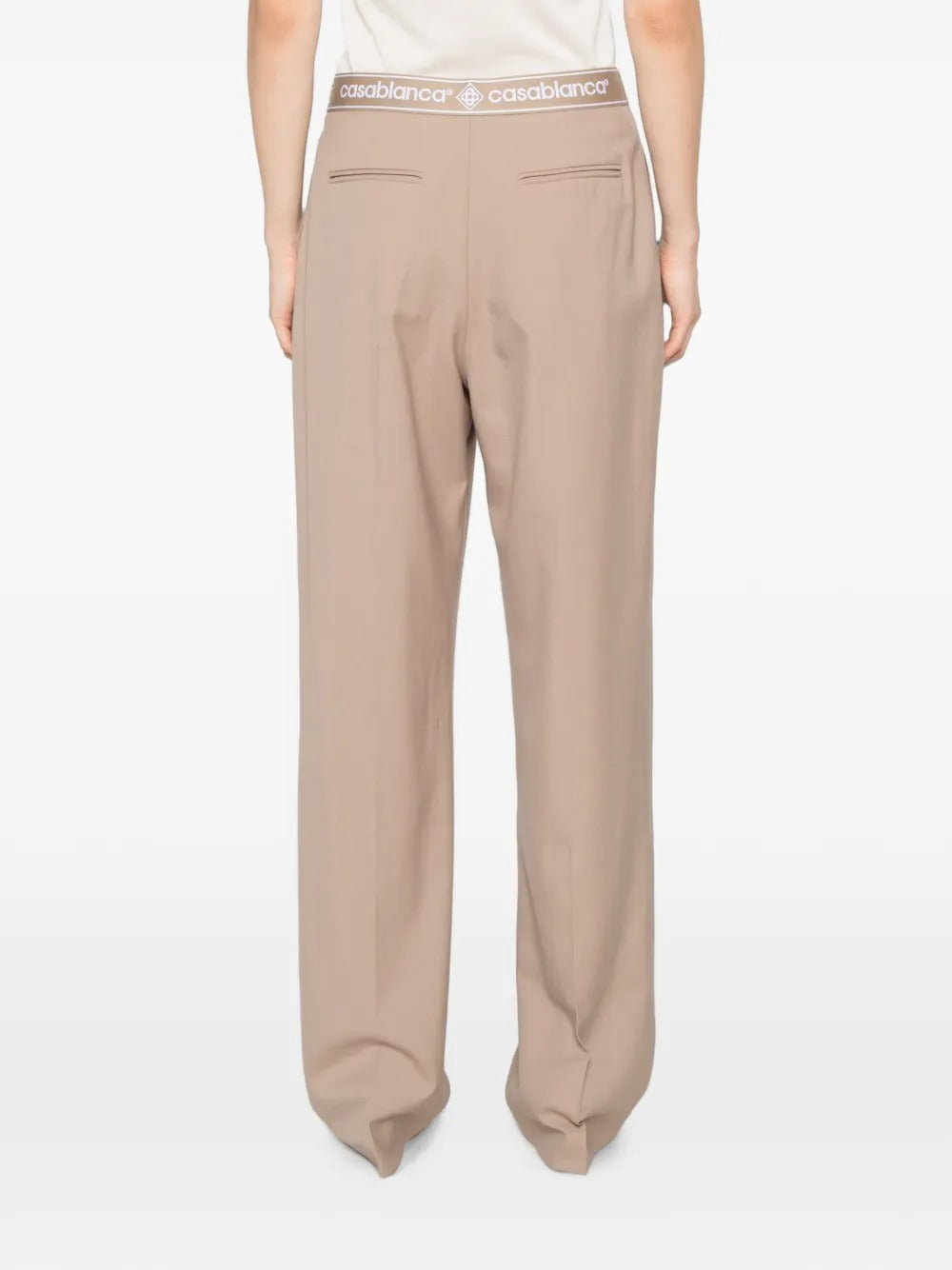 Logo-waistband trousers-CASABLANCA-Verso
