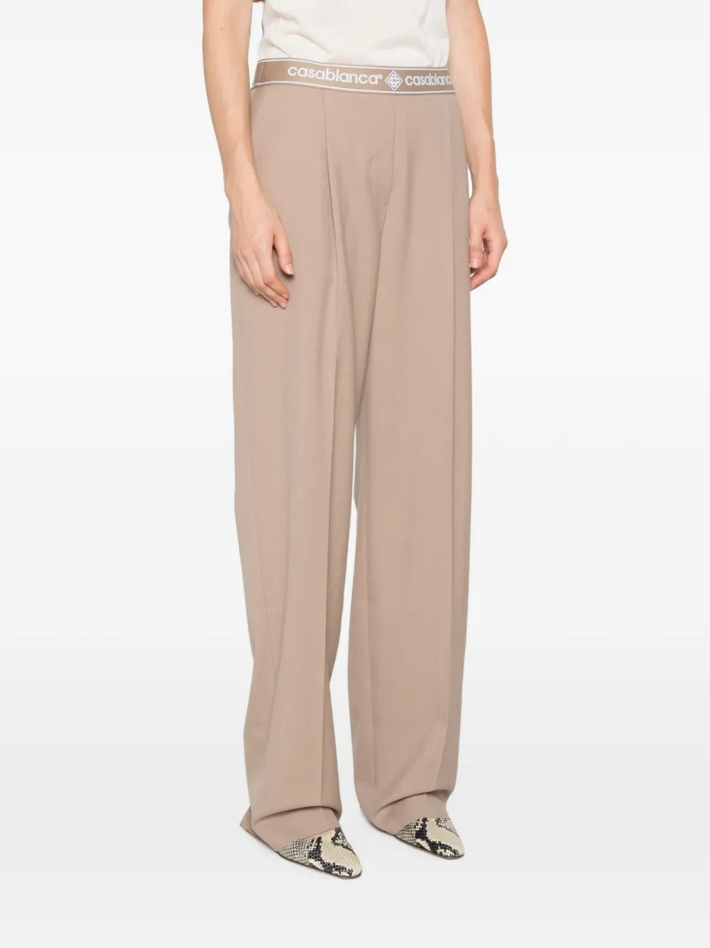 Logo-waistband trousers-CASABLANCA-Verso