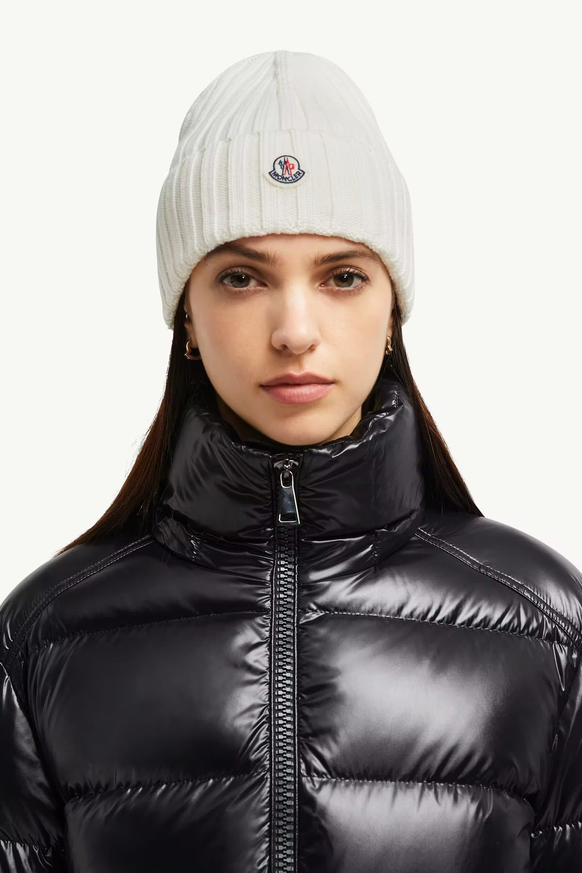 Logo wool beanie-MONCLER-Verso