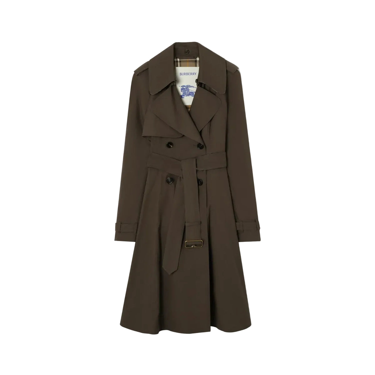 Long gabardine pembury trench coat-BURBERRY-309412-6-Verso