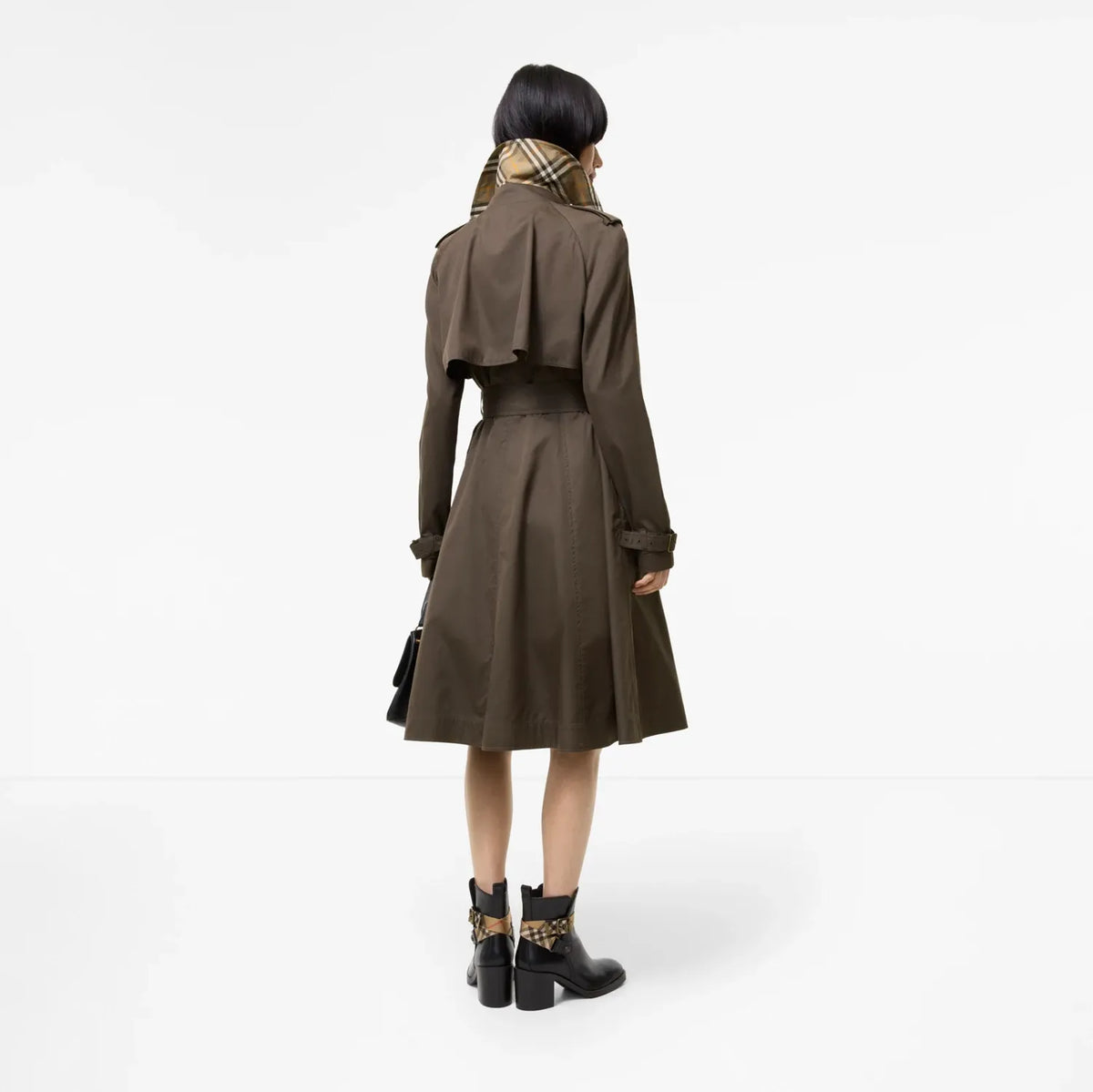 Long gabardine pembury trench coat-BURBERRY-Verso