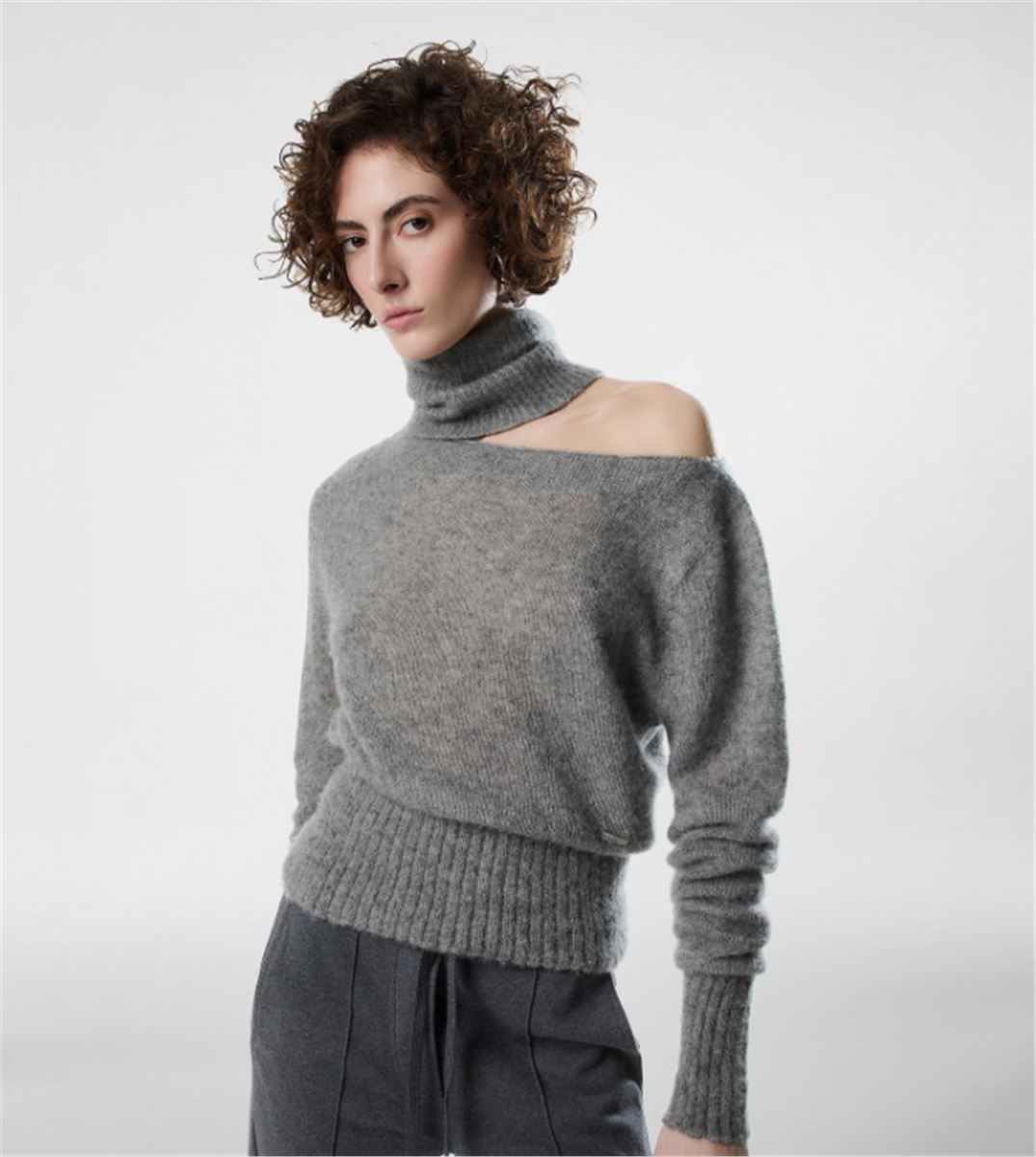 LONG SLEEVE BOAT NECK KNIT WITH TOM FORD METAL PLAQUE-TOM FORD-Verso