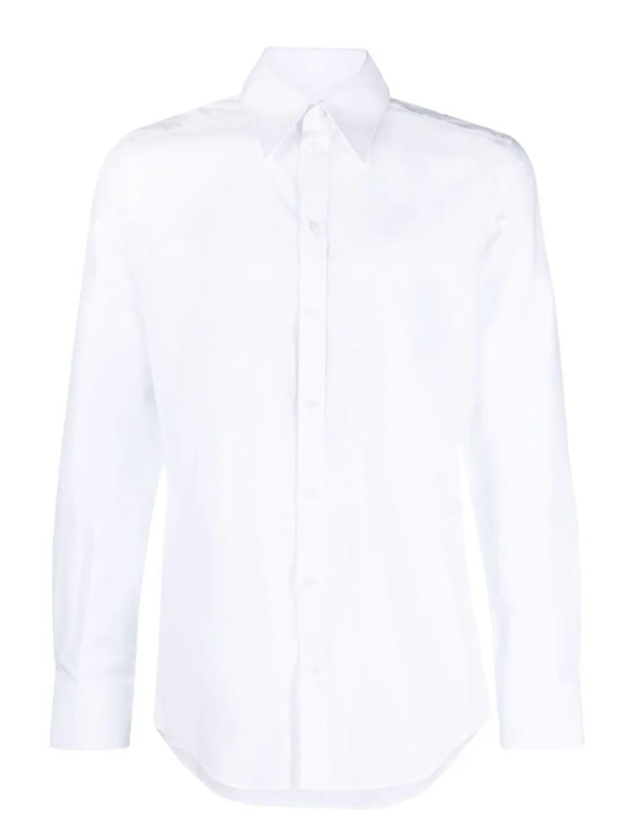 LONG-SLEEVE COTTON SHIRT-DOLCE & GABBANA-Verso