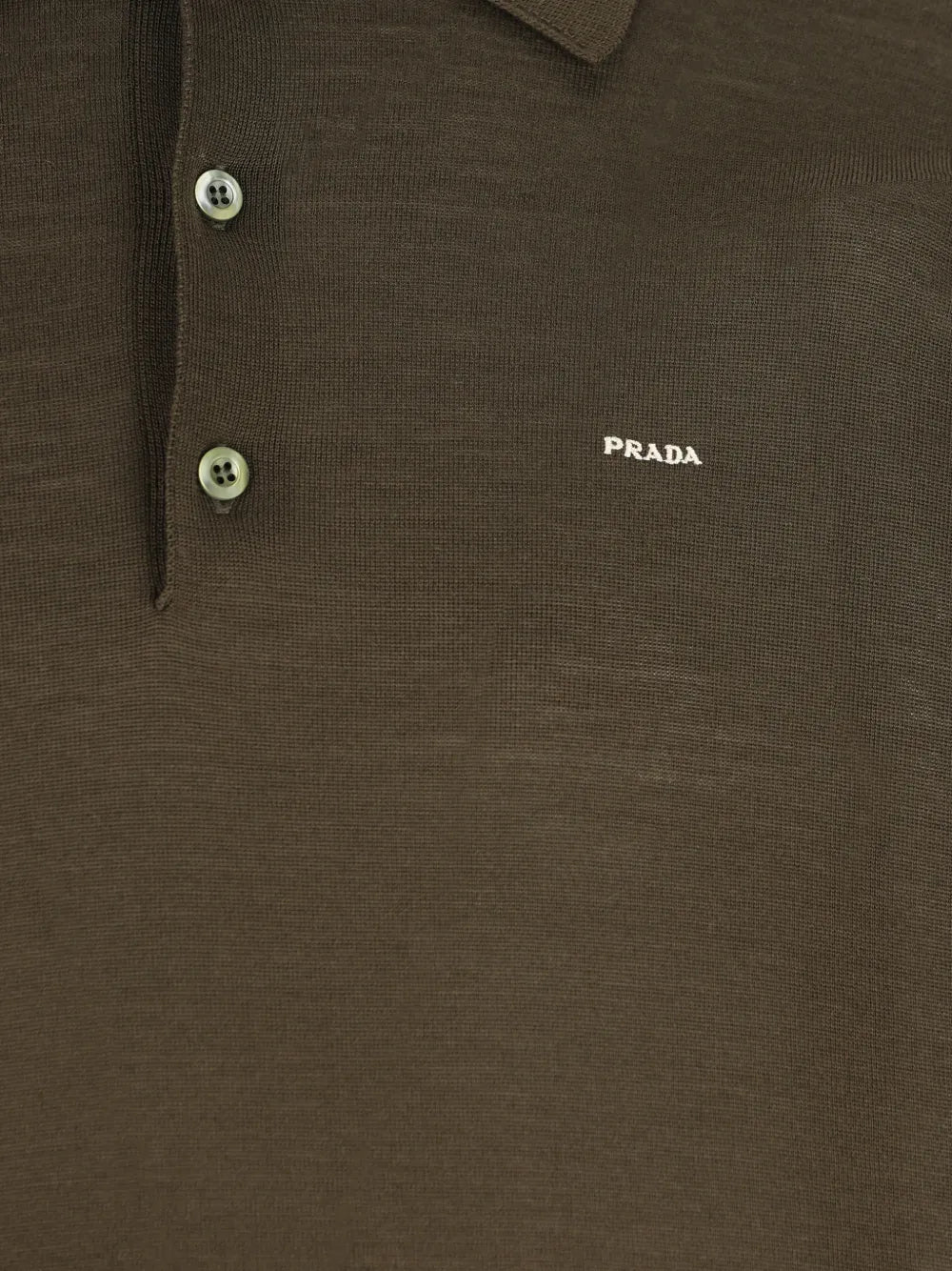 Long-sleeve Polo Shirt-PRADA-Verso