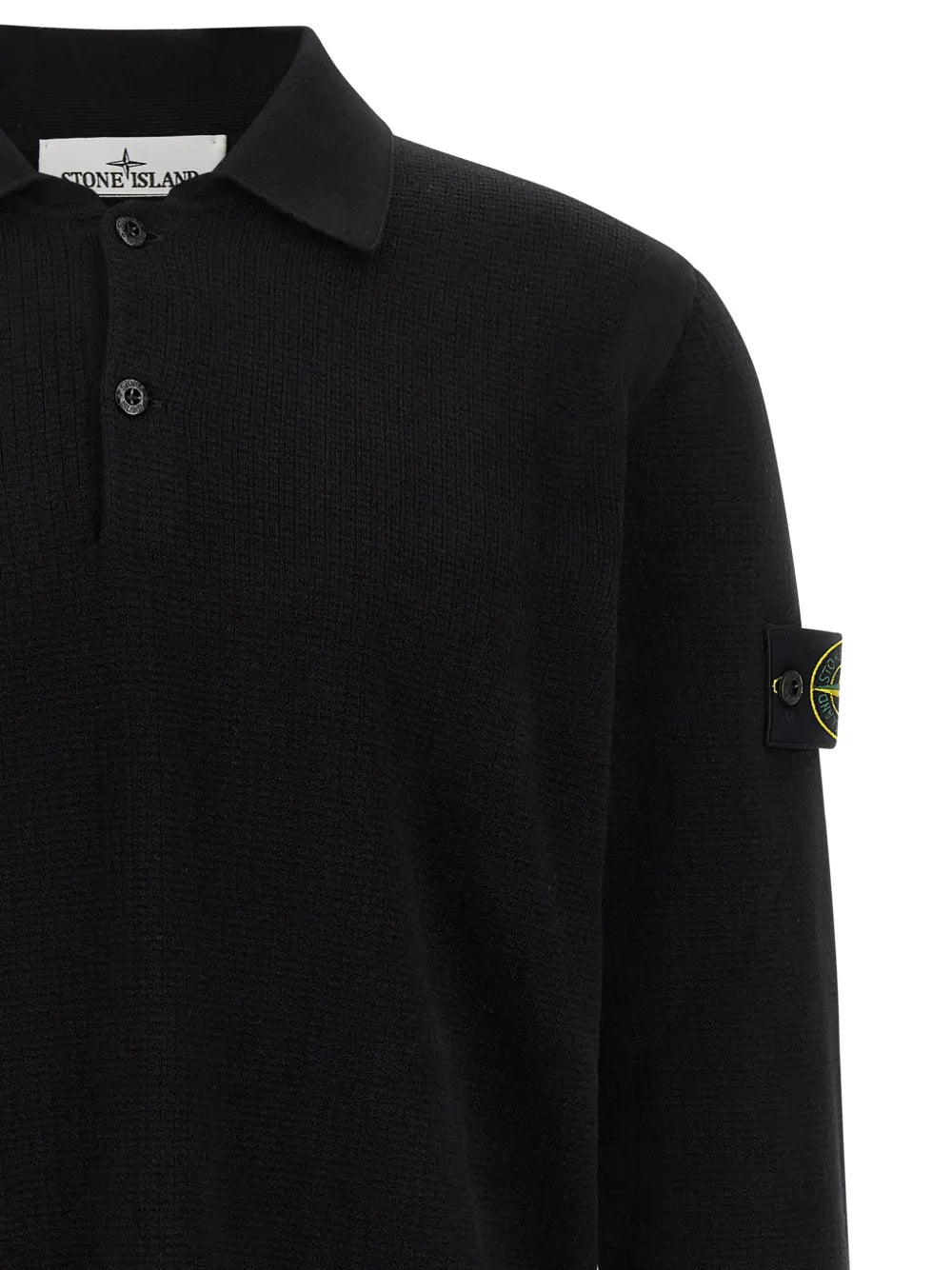 Long-sleeve polo shirt-STONE ISLAND-Verso