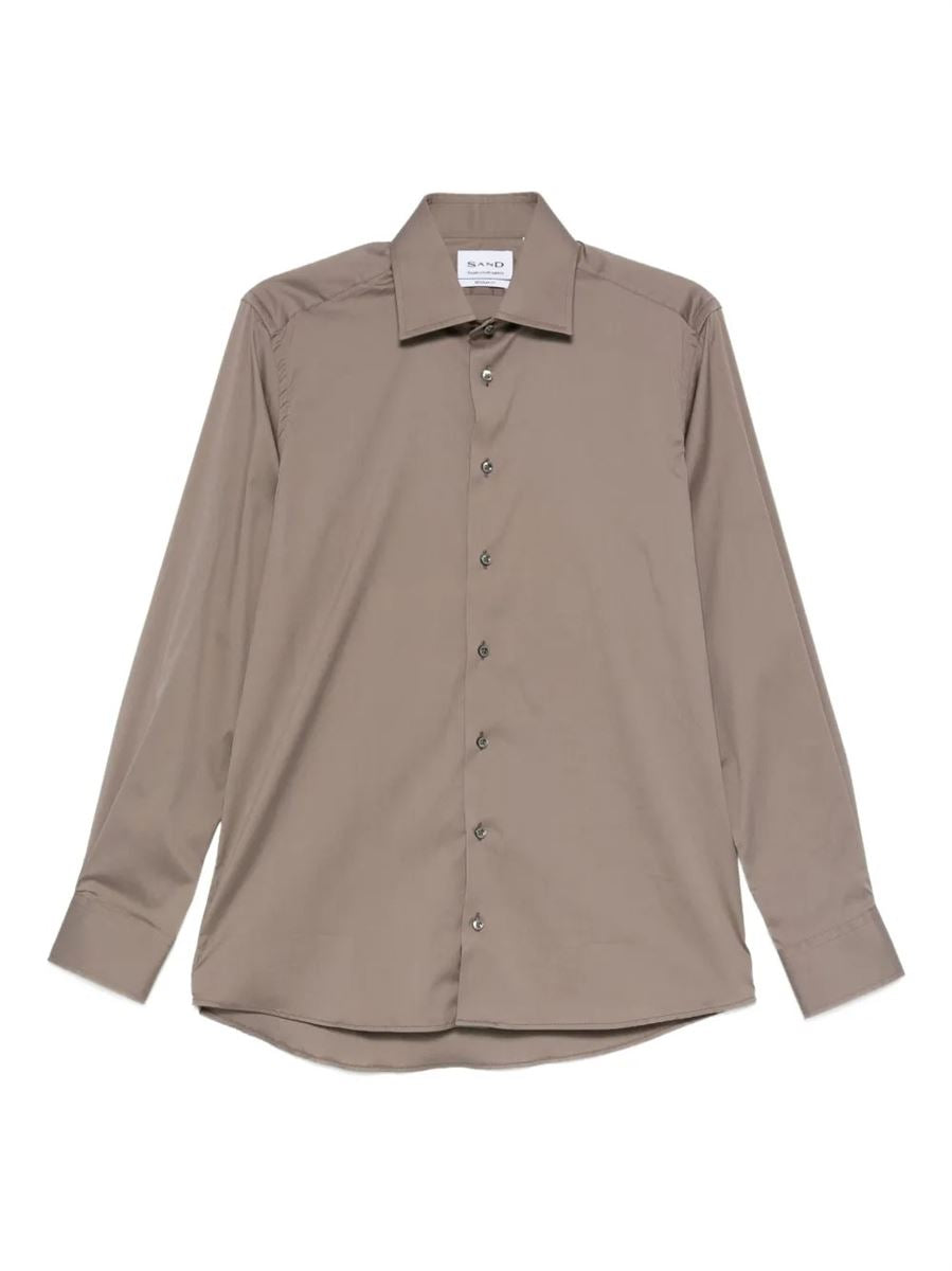 Long-sleeve shirt-SAND-Verso