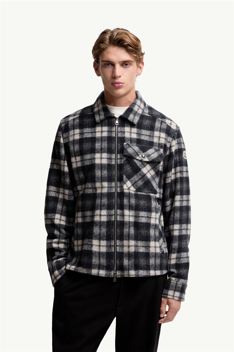 LONG SLEEVE TARTAN SHIRT-MONCLER-Verso