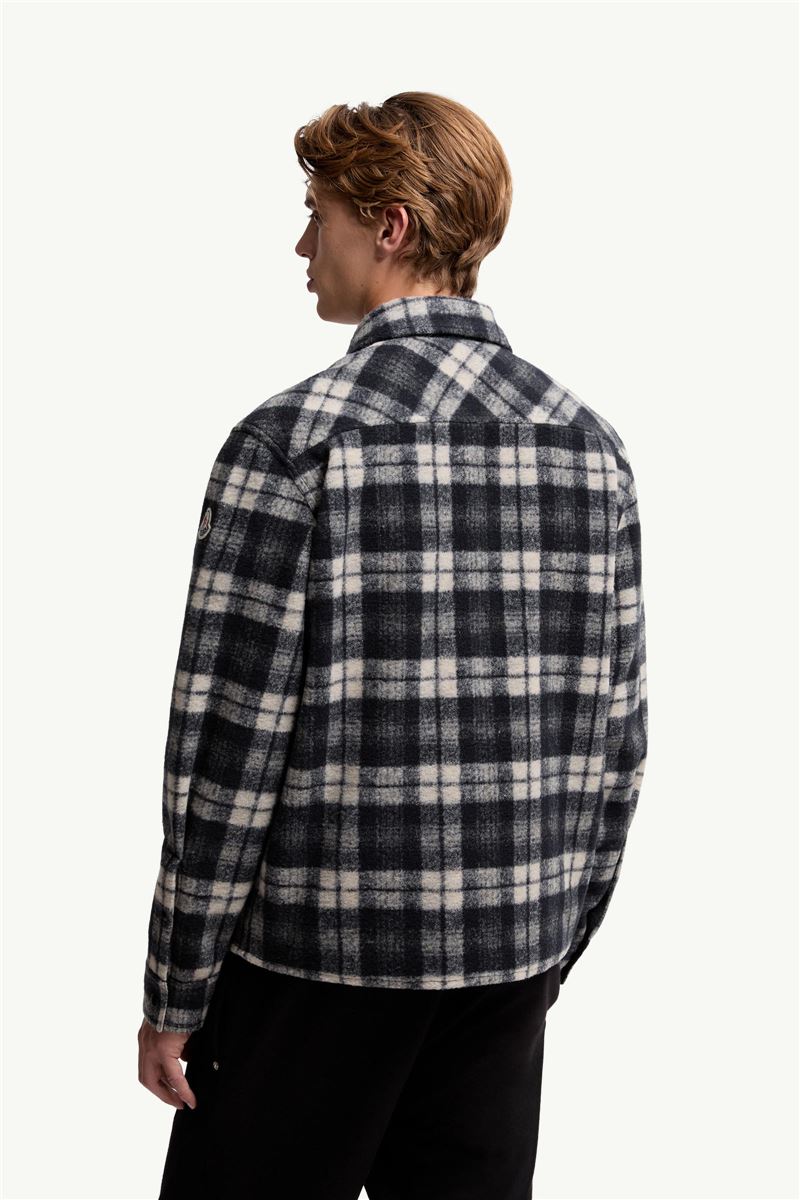 LONG SLEEVE TARTAN SHIRT-MONCLER-Verso