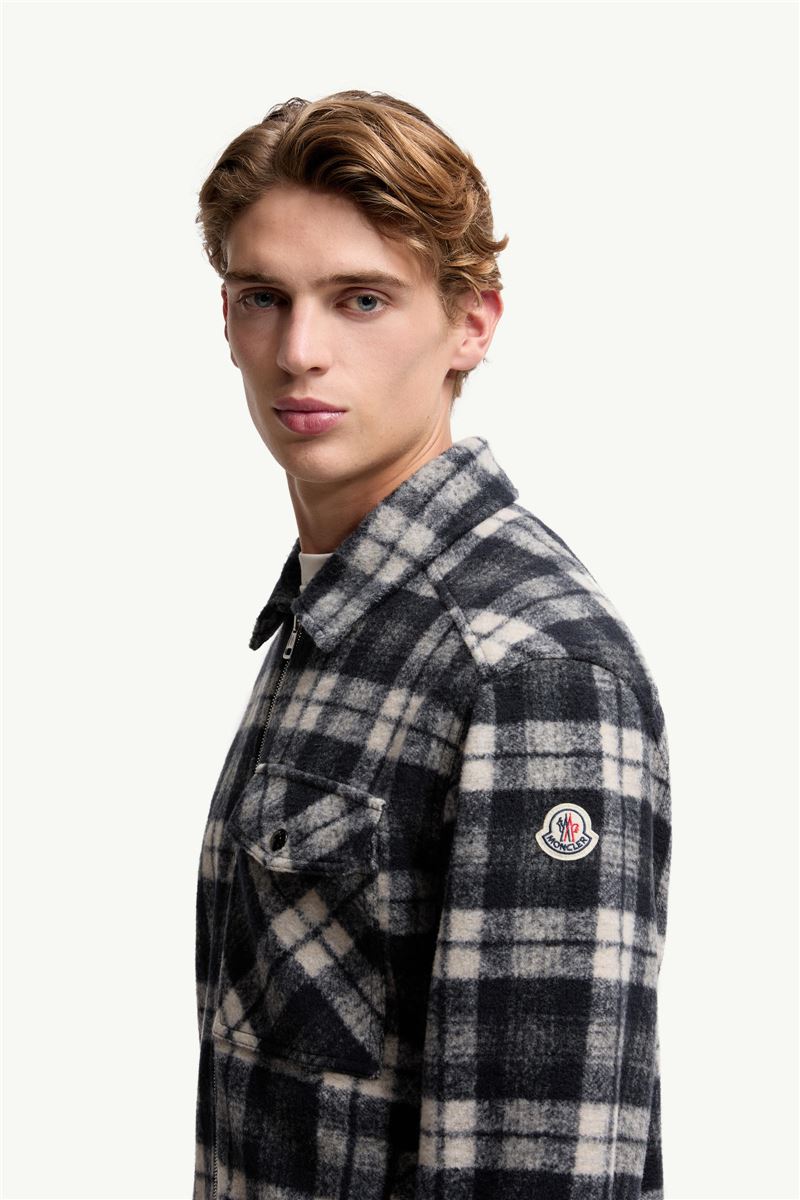 LONG SLEEVE TARTAN SHIRT-MONCLER-Verso