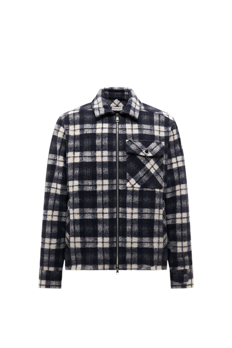 LONG SLEEVE TARTAN SHIRT-MONCLER-Verso