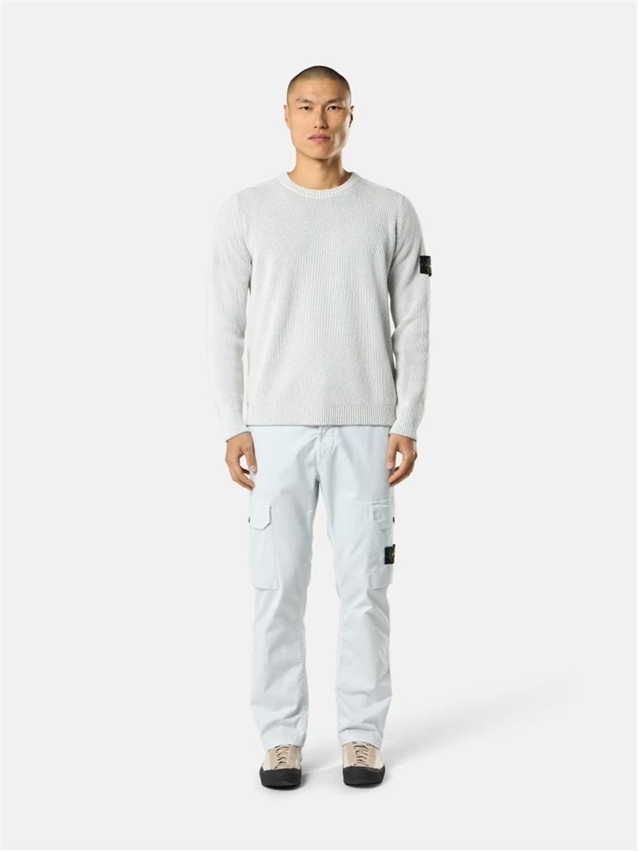 Loose-fit crewneck jumper with raglan sleeves-STONE ISLAND-Verso