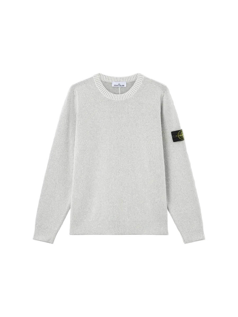 Loose-fit crewneck jumper with raglan sleeves-STONE ISLAND-305444-S-Verso