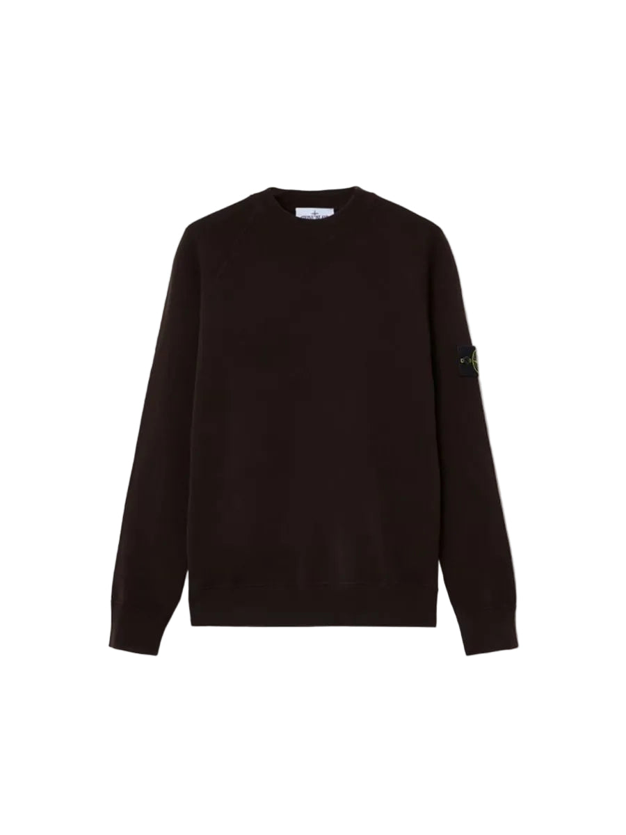Loose-fit crewneck jumper with raglan sleeves-STONE ISLAND-311496-XS-Verso