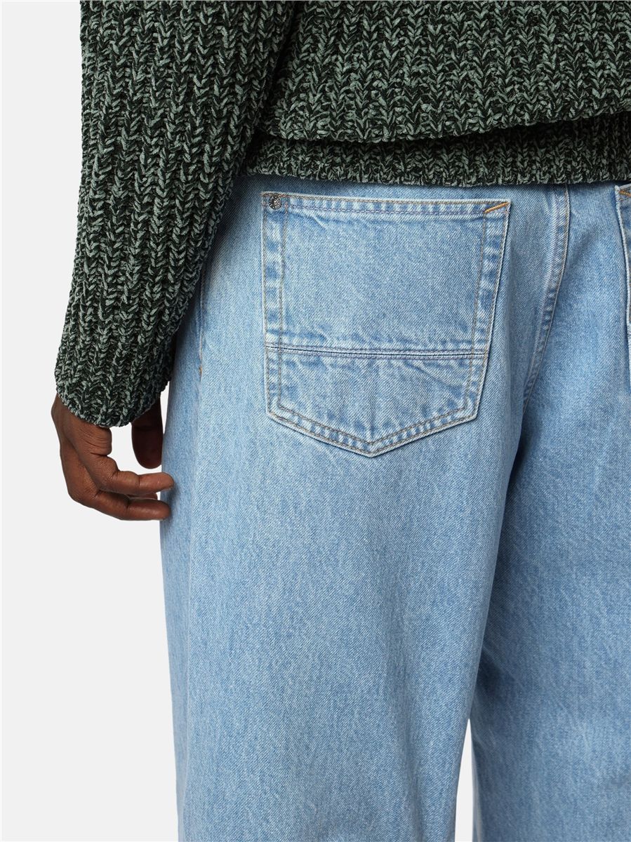 Loose-fit five-pocket jeans-STONE ISLAND-Verso