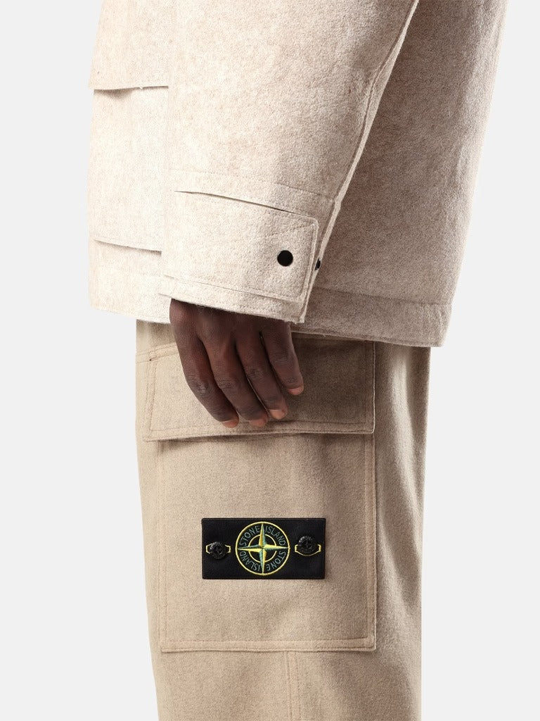 Loose-fit joggers with elasticated cuffs-STONE ISLAND-Verso
