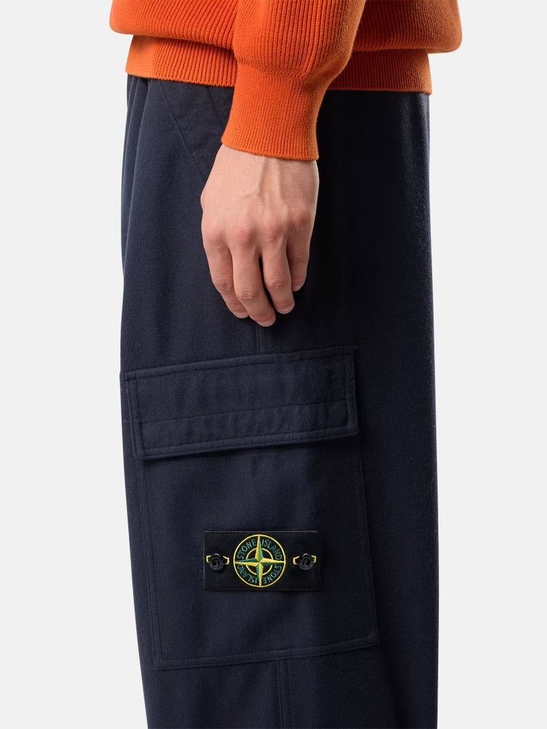 Loose-fit joggers with elasticated cuffs-STONE ISLAND-Verso