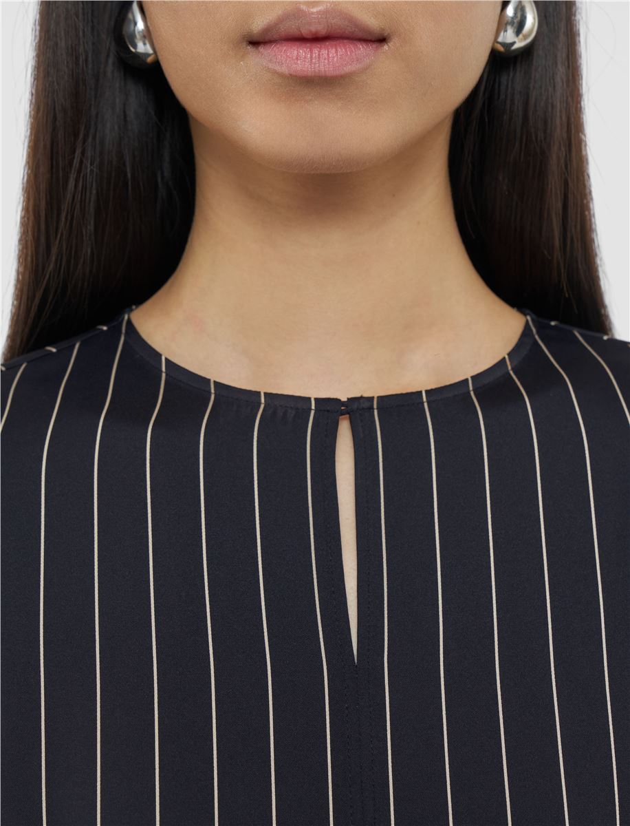 LOUISON GEOMETRIC PRINT SILK TOP-JOSEPH-Verso