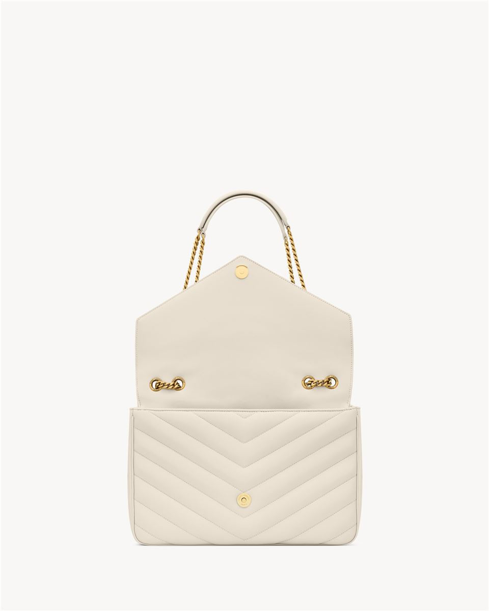 loulou large in matelassé lambskin-SAINT LAURENT-Verso