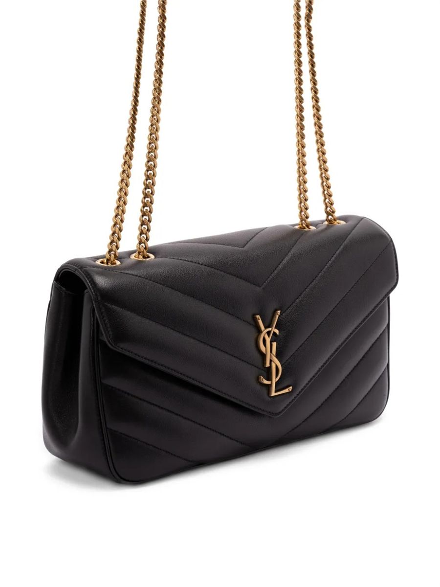 Loulou medium in matelassé lambskin-SAINT LAURENT-Verso