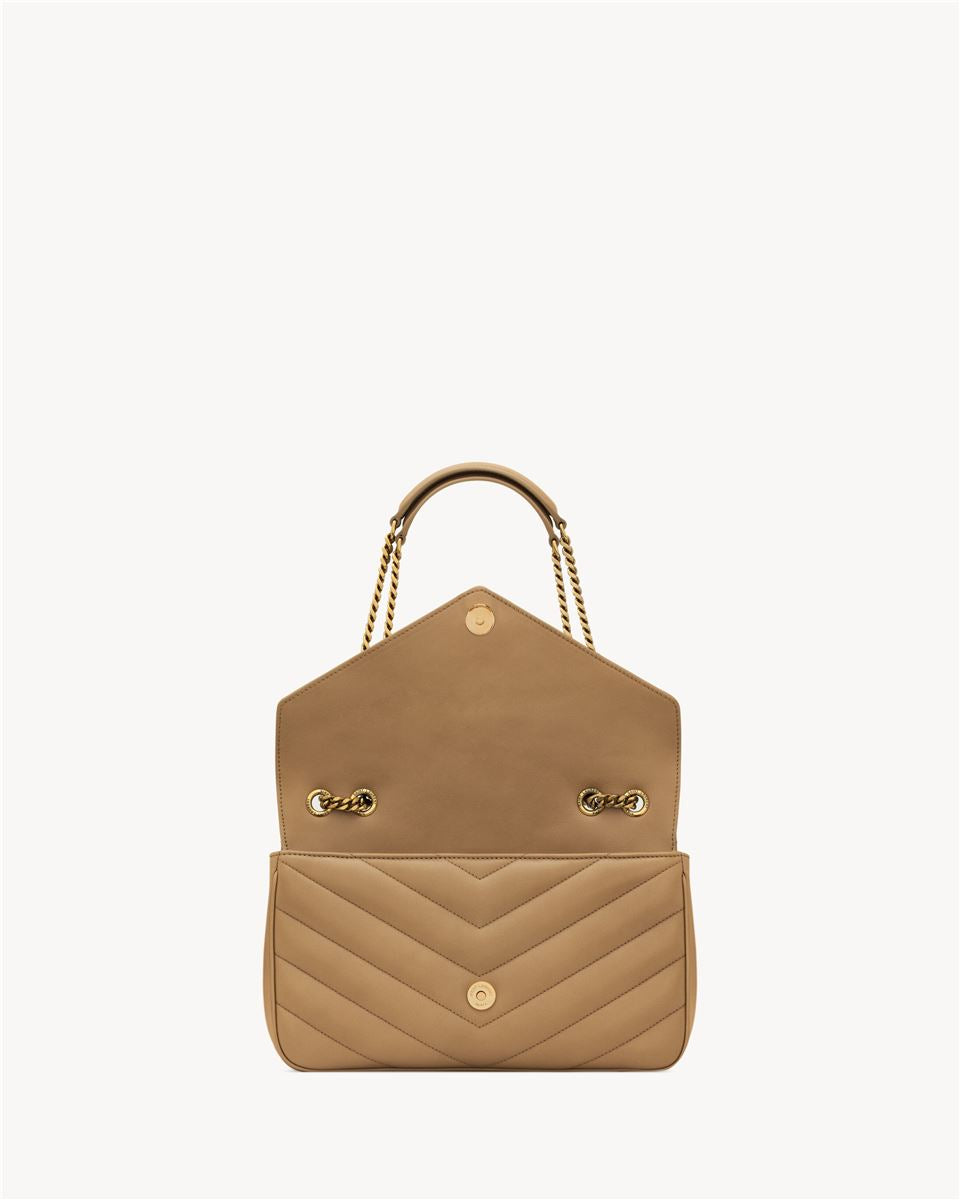 loulou medium in matelassé lambskin-SAINT LAURENT-Verso