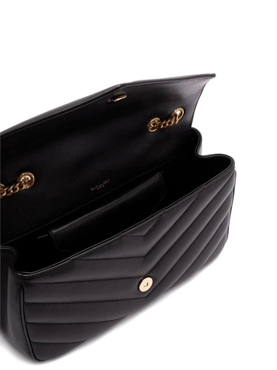 Loulou medium in matelassé lambskin-SAINT LAURENT-Verso