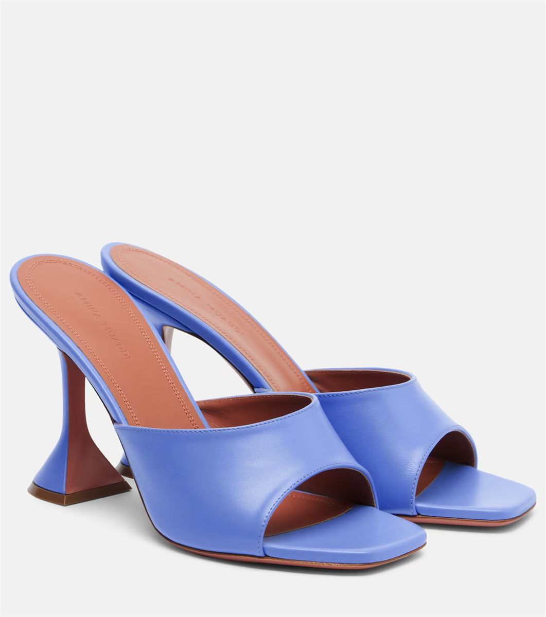 Lupita 95 leather mules-AMINA MUADDI-Verso