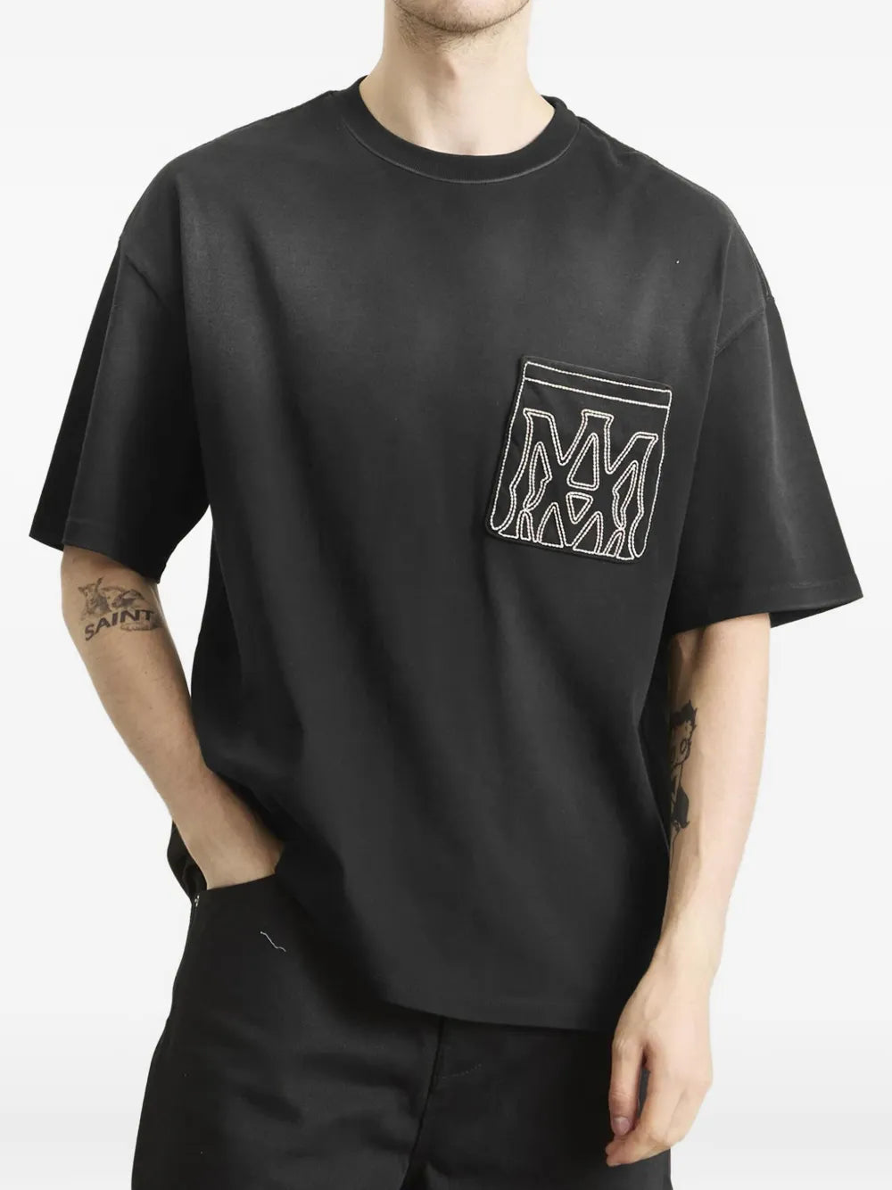 Ma outline pocket t-shirt-AMIRI-Verso