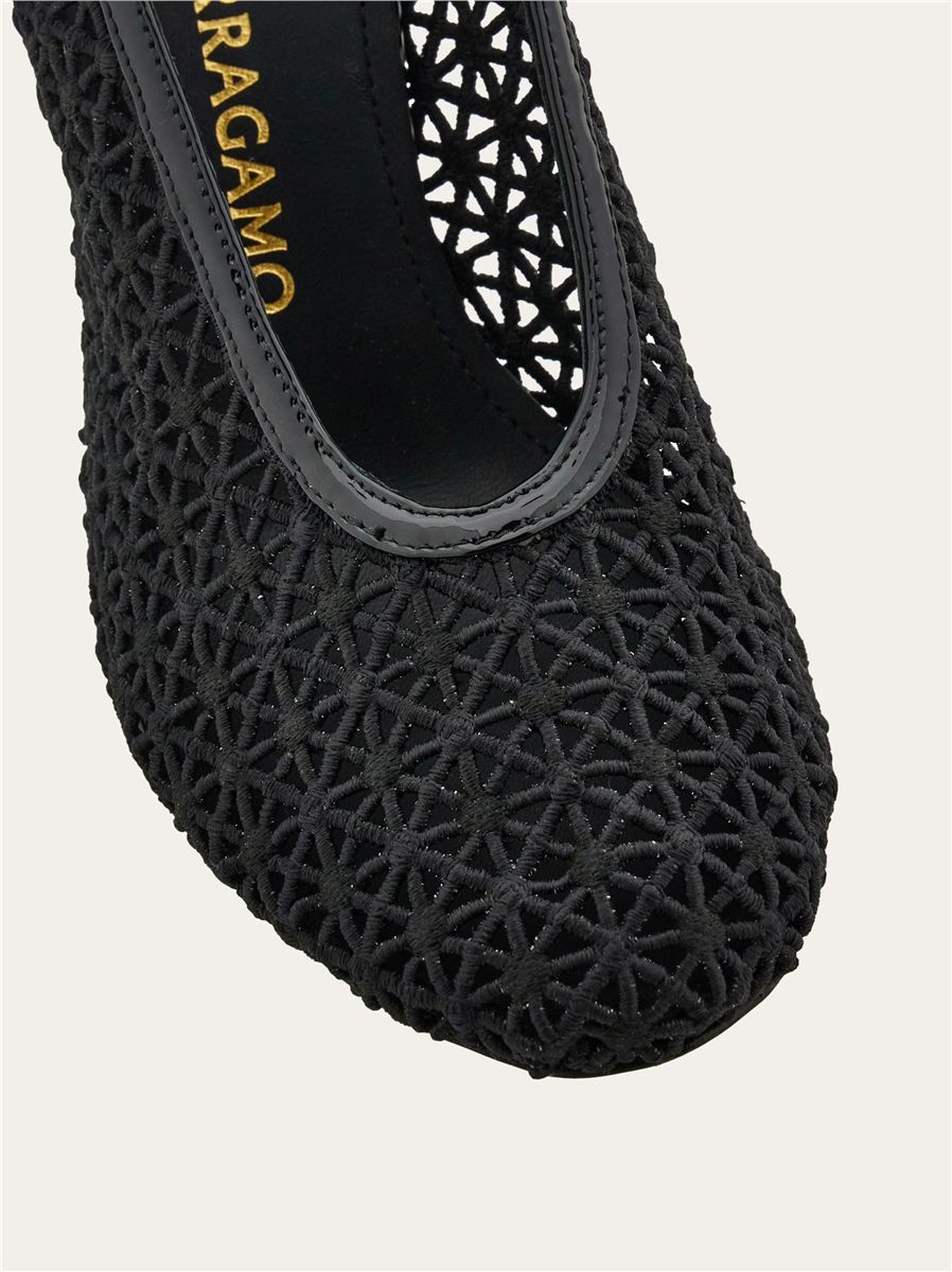 Macramé pump-FERRAGAMO-Verso