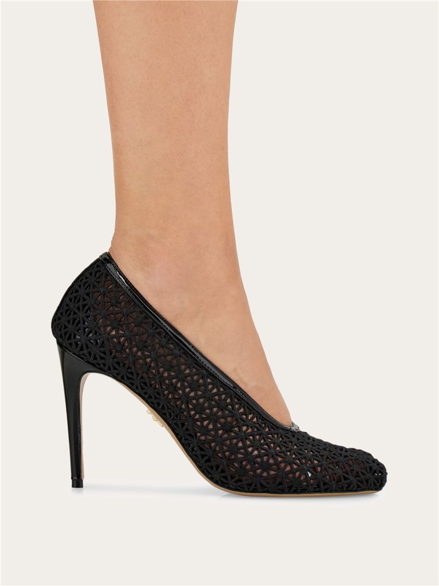 Macramé pump-FERRAGAMO-Verso