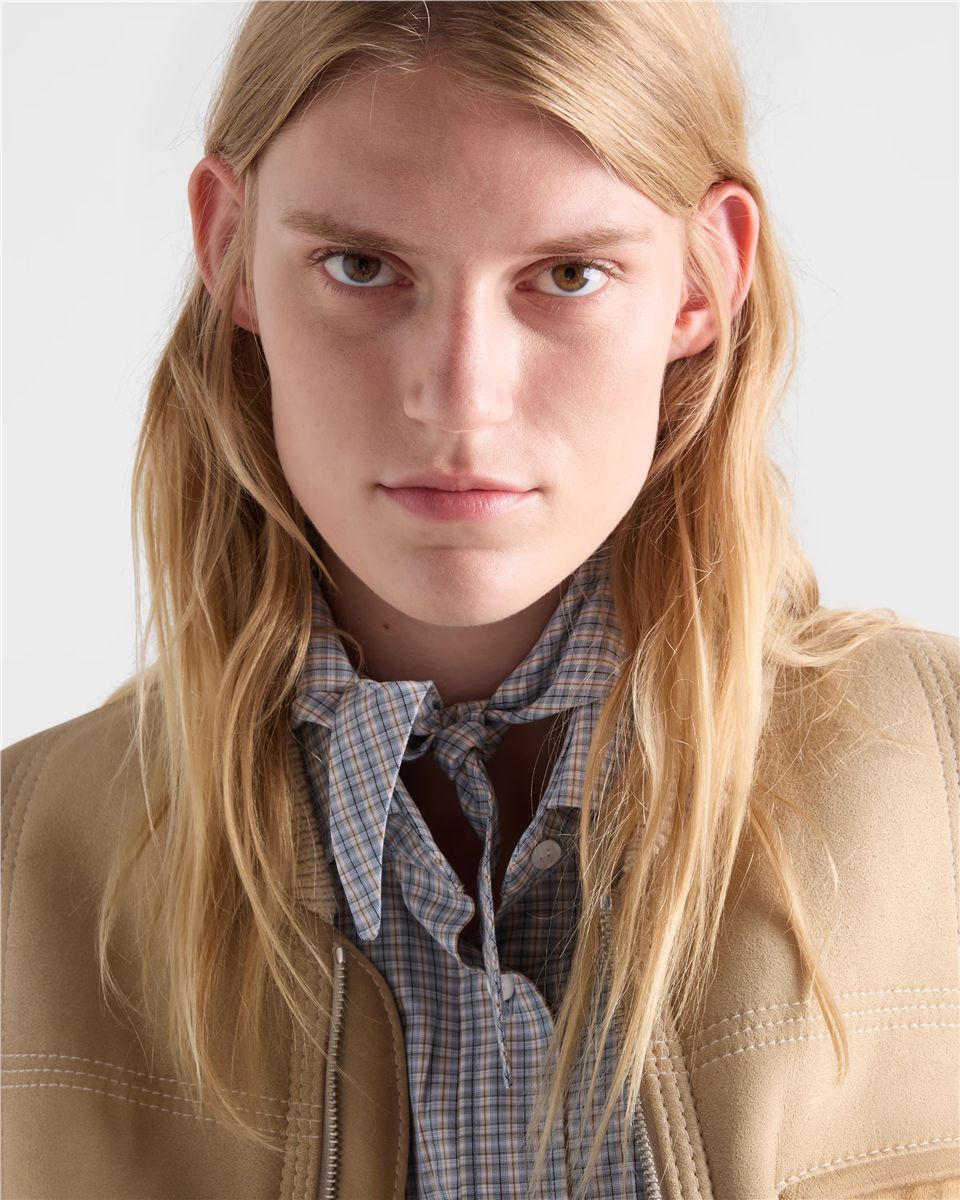 Madras fabric shirt-PRADA-Verso
