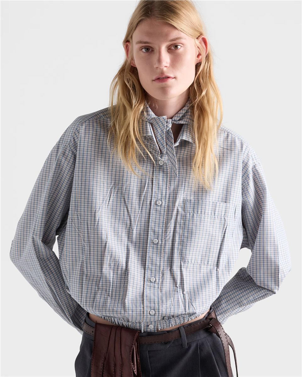 Madras fabric shirt-PRADA-Verso