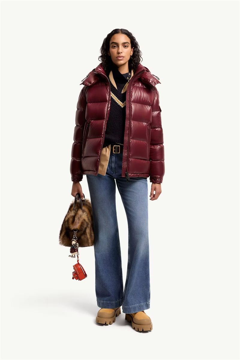 Maire hooded short down jacket-MONCLER-Verso