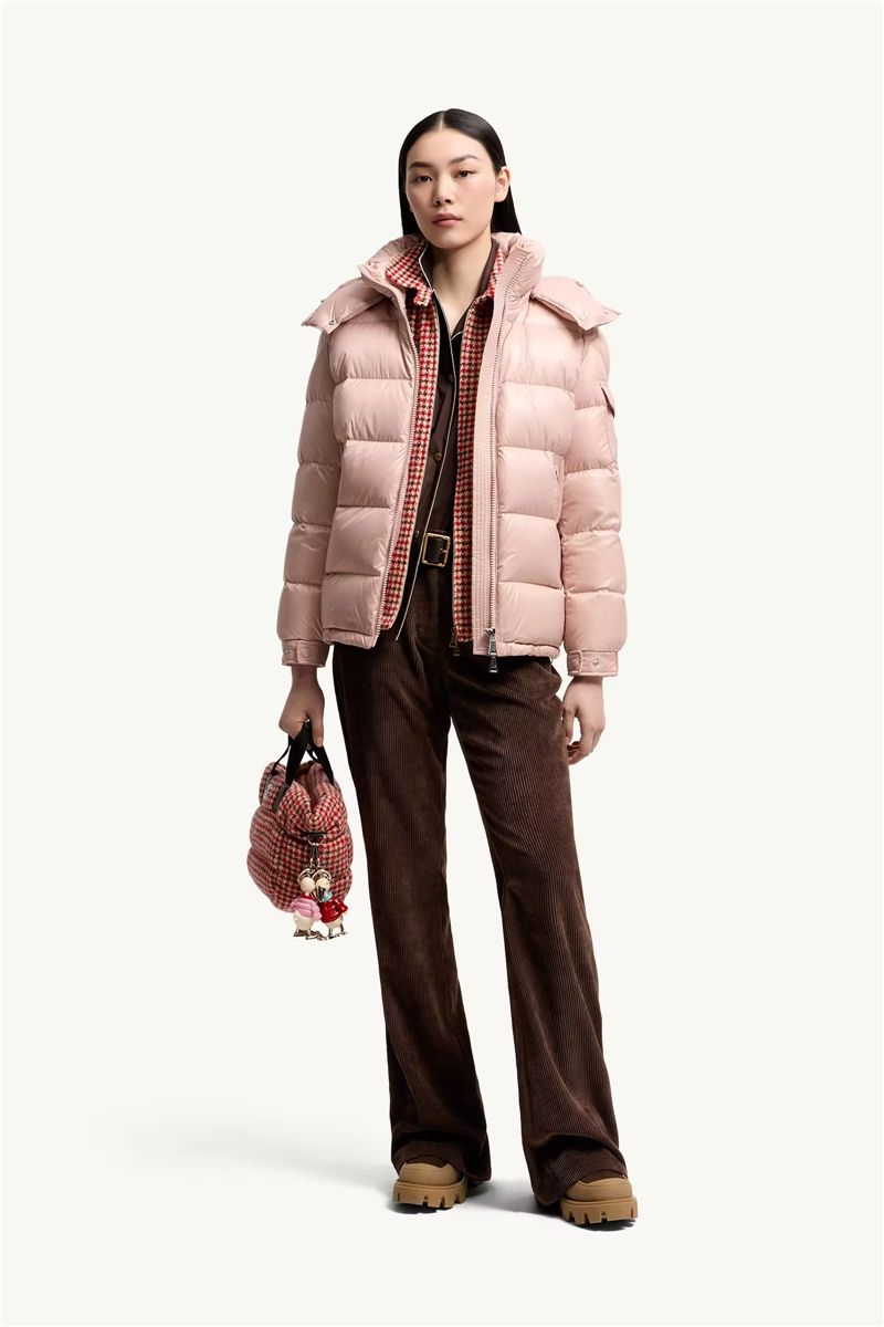 Maire hooded short down jacket-MONCLER-Verso