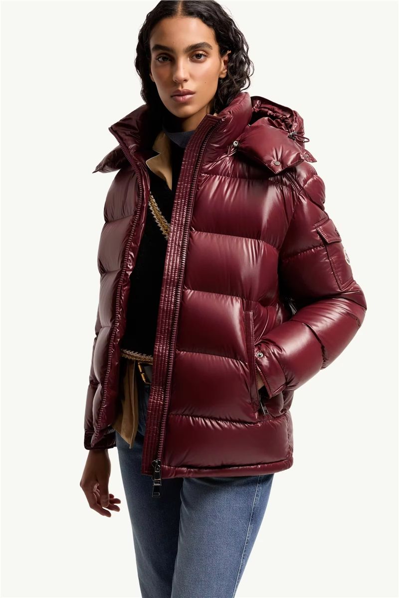 Maire hooded short down jacket-MONCLER-Verso
