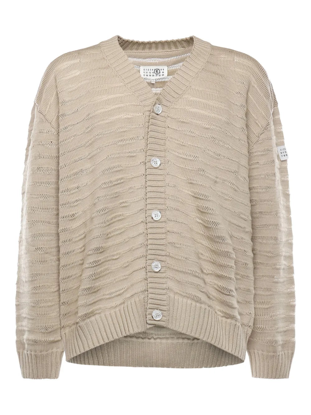 Maison margiela button knitted sweater-MM6-Verso