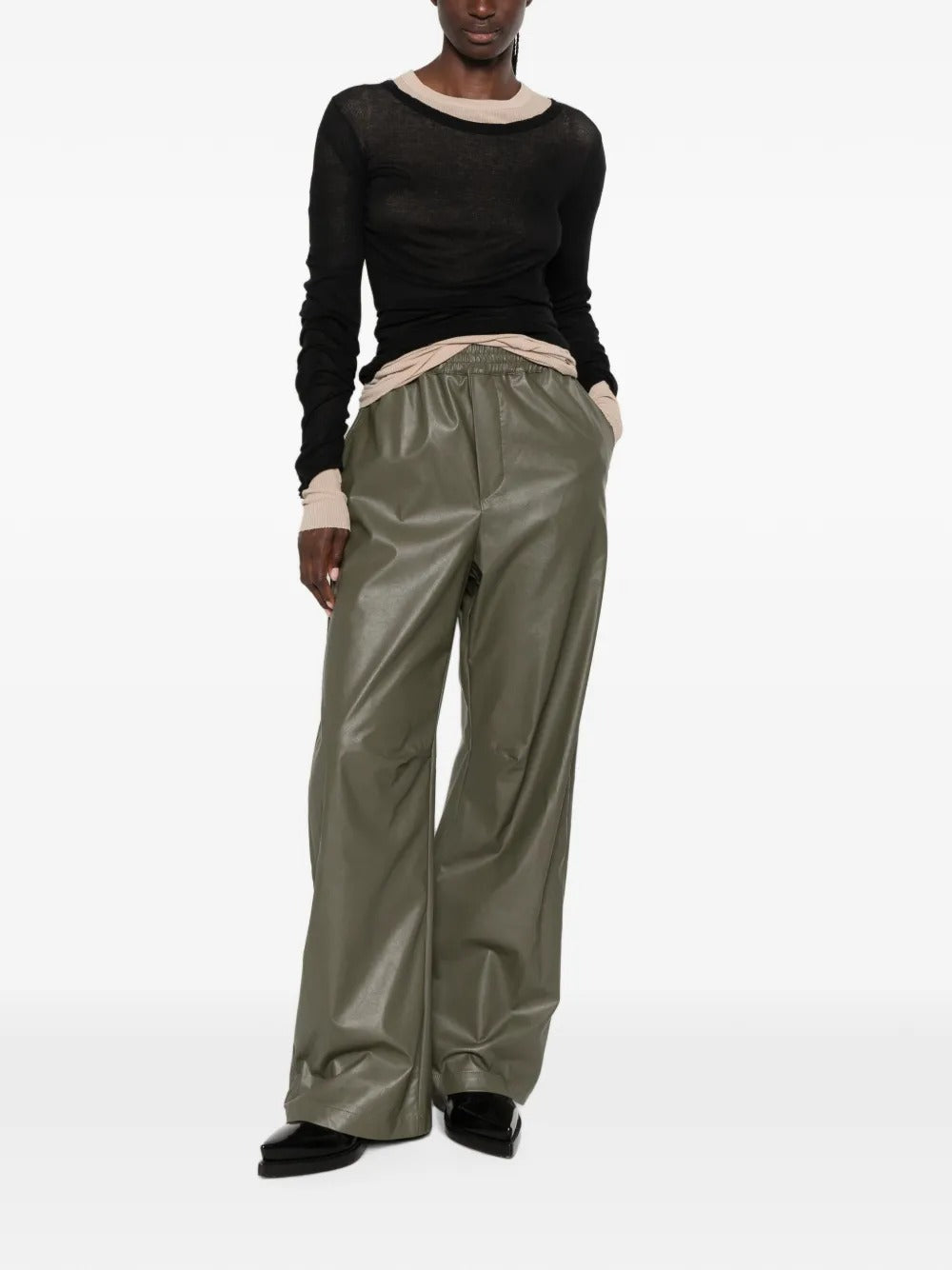 Maison margiela elasticated-waist trousers-MM6-Verso