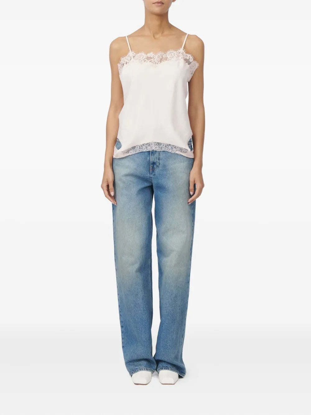 Maison Margiela Lace Trim Top-MM6-Verso