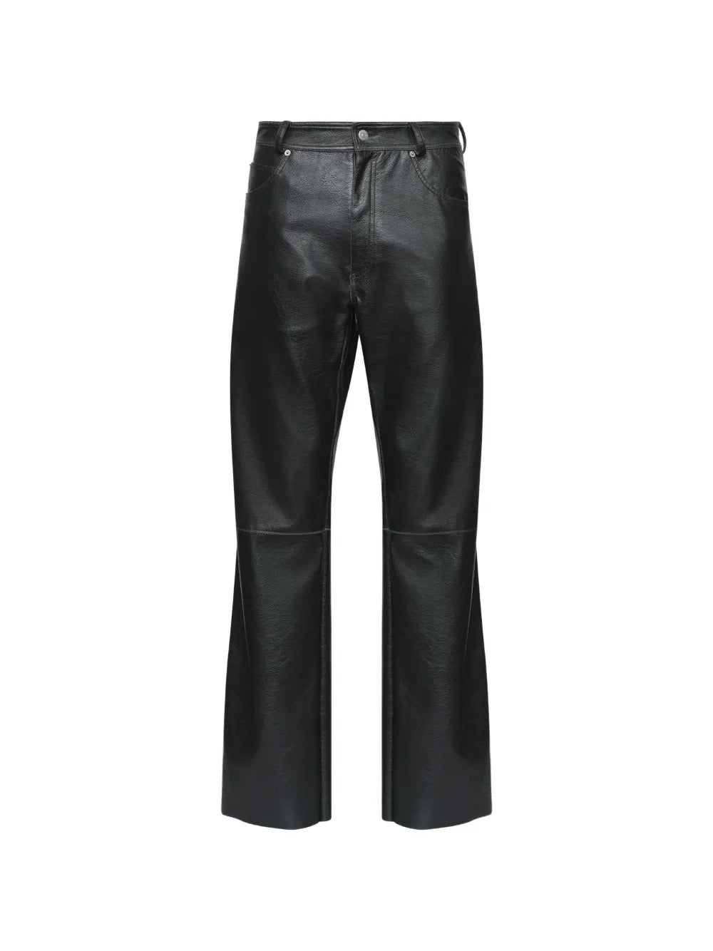 Maison margiela leather-effect trousers-MM6-Verso