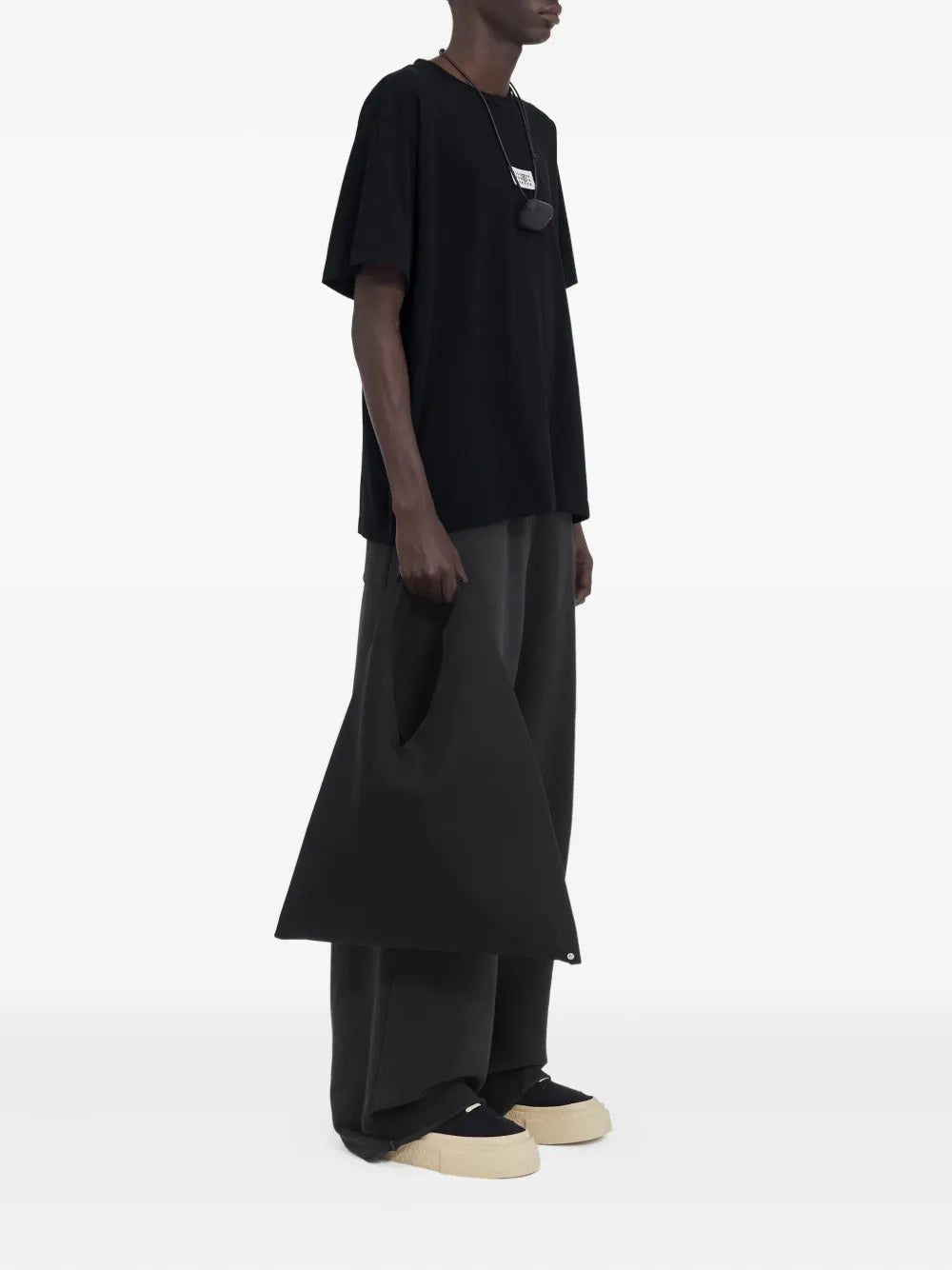 Maison margiela round-neck graphic t-shirt-MM6-Verso