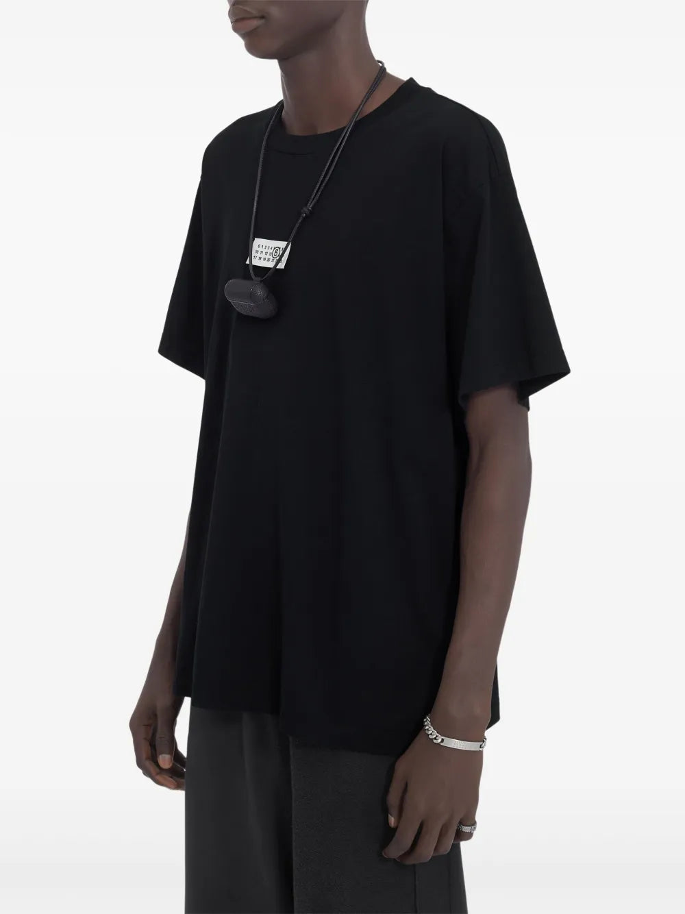 Maison margiela round-neck graphic t-shirt-MM6-Verso