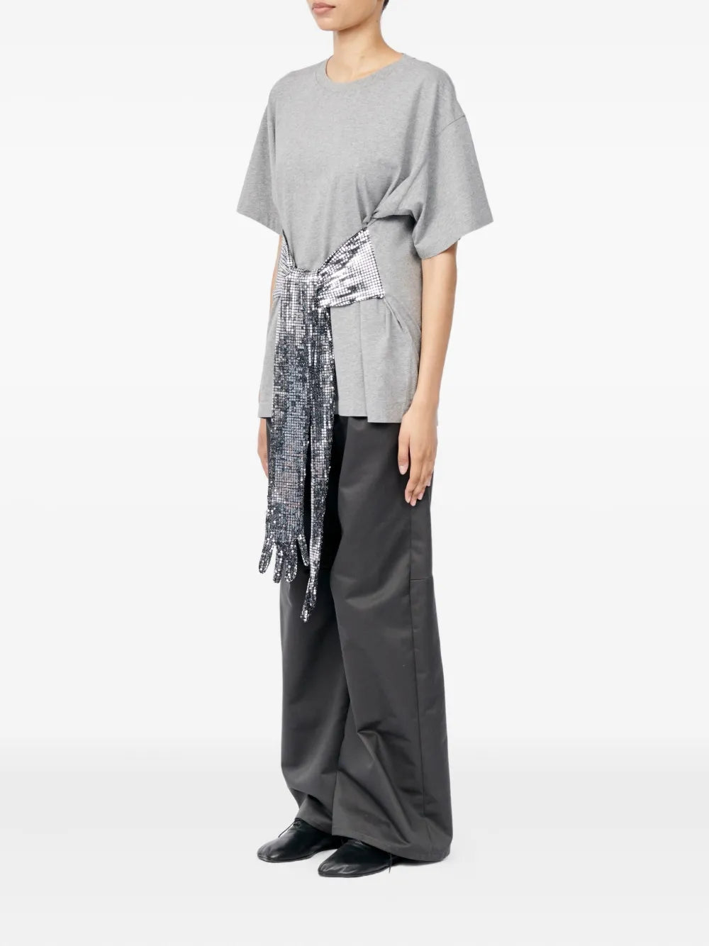 Maison margiela roundneck label t-shirt-MM6-Verso
