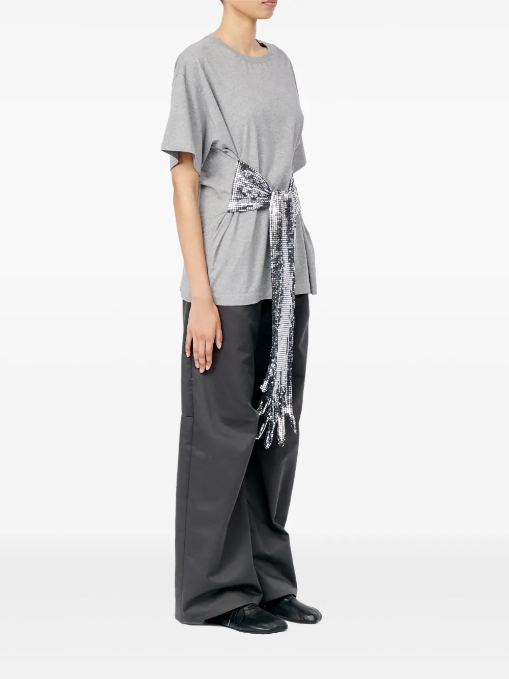 Maison margiela roundneck label t-shirt-MM6-Verso